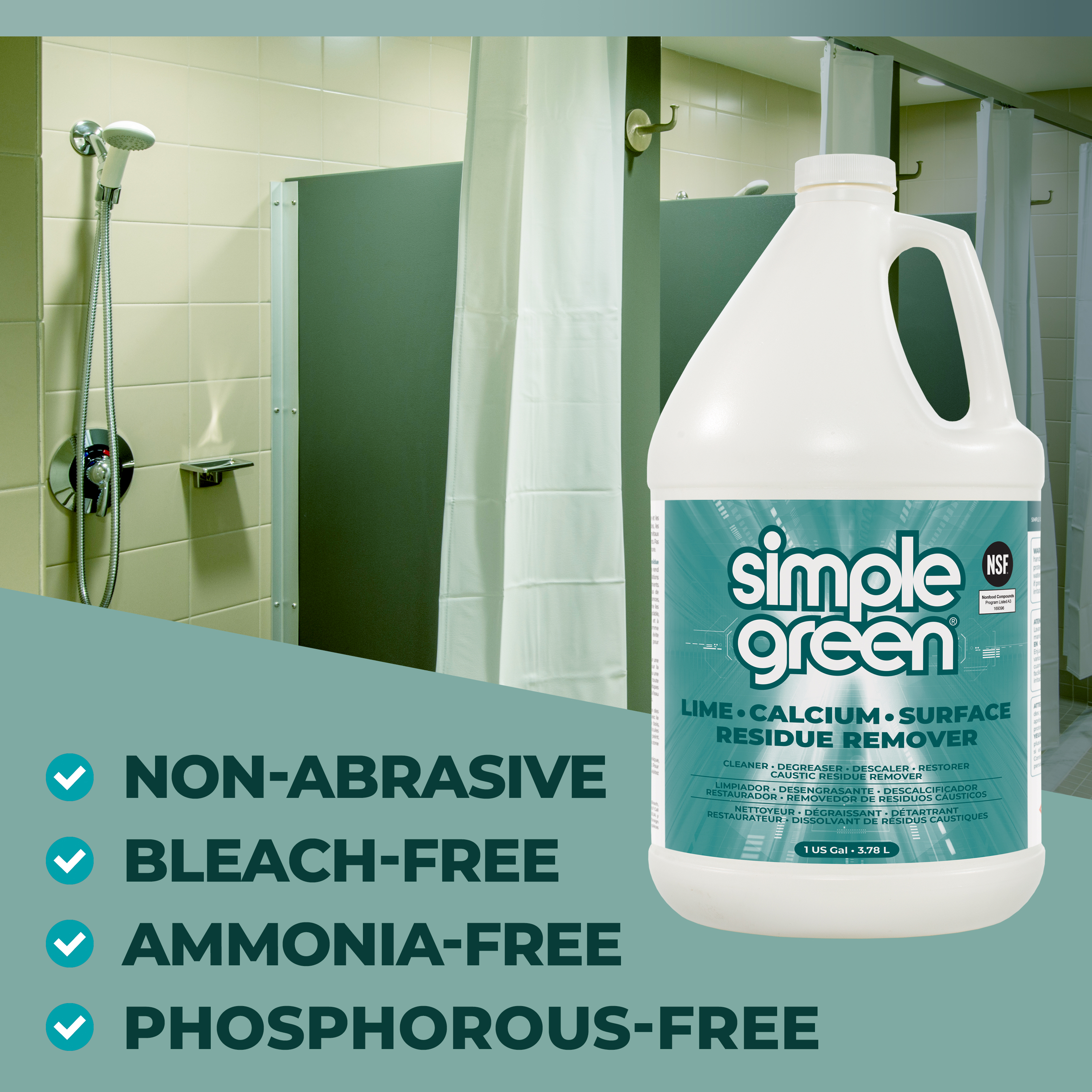 Lime Calcium Surface Residue Remover