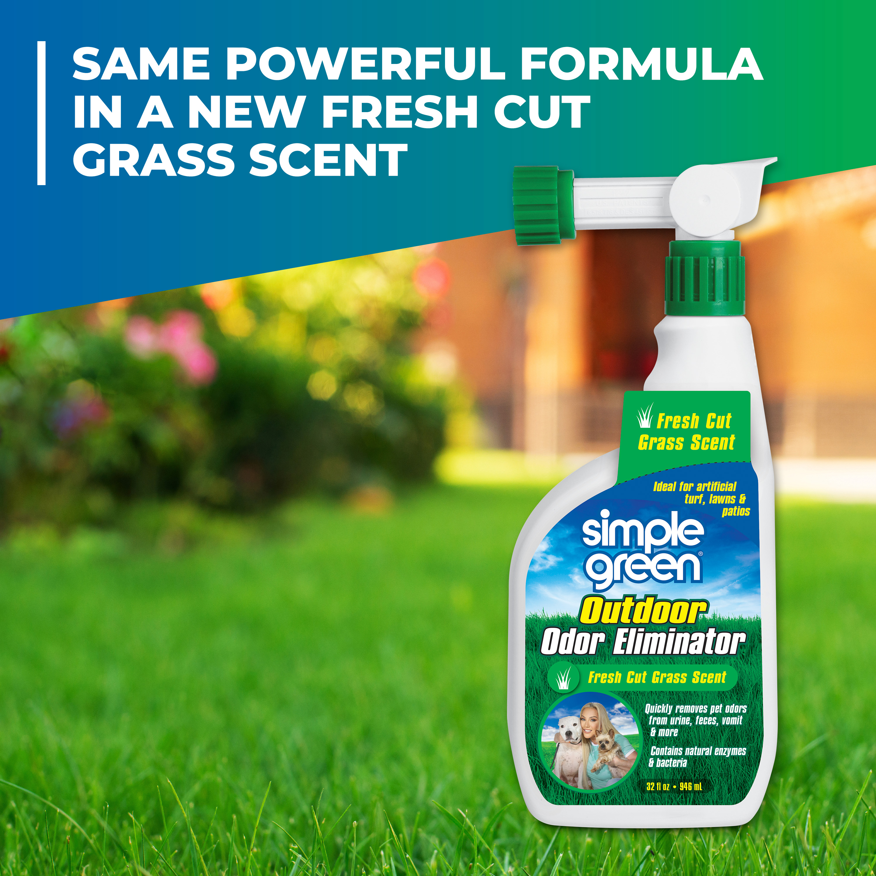 Pet - Outdoor Odor Eliminator - Fresh Cut Grass