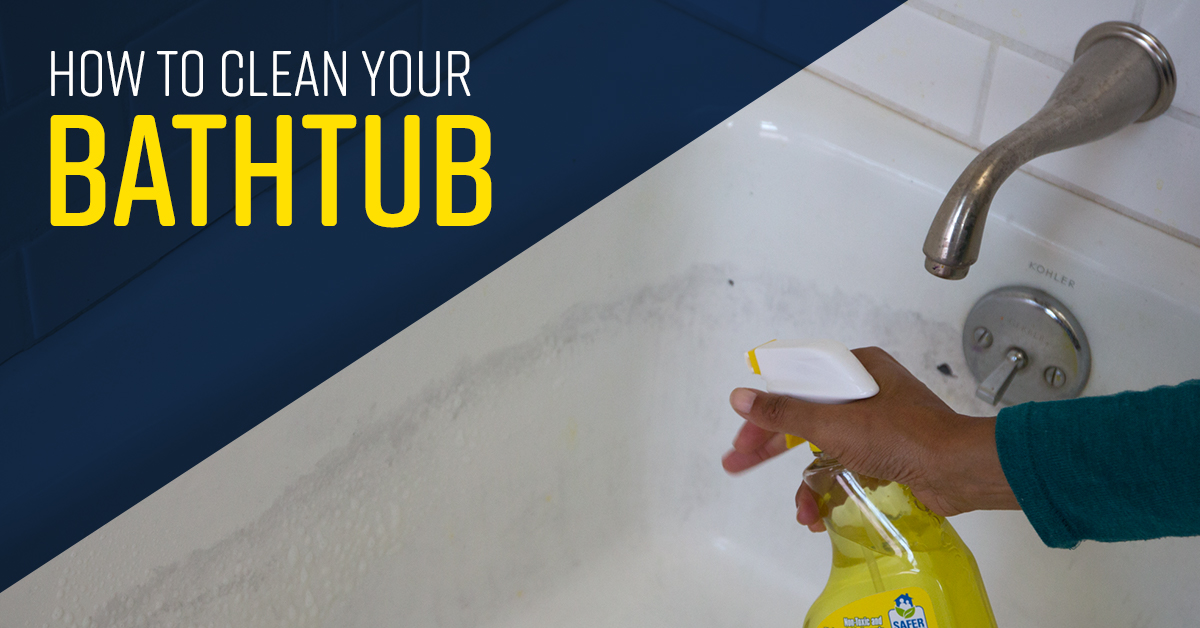 How To Clean A Bathtub Simple Green, Best Cleaner For Stained Plastic Bathtub
