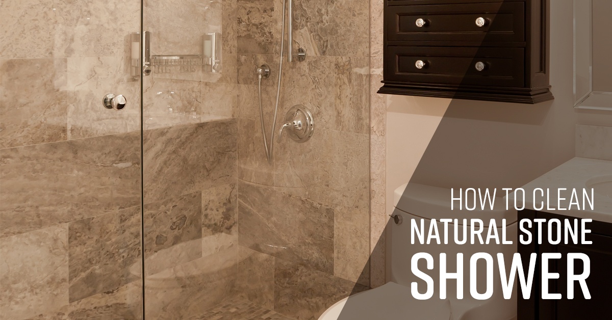 How To Clean Natural Stone Shower, What To Use Clean The Bathroom Tiles In Shower Floor