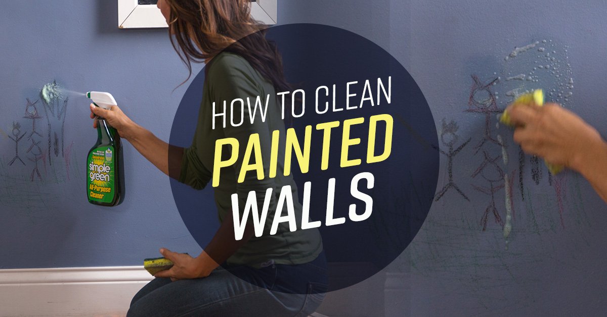 How To Clean Painted Walls Simple Green - How To Get Grease Out Of Wall Paint