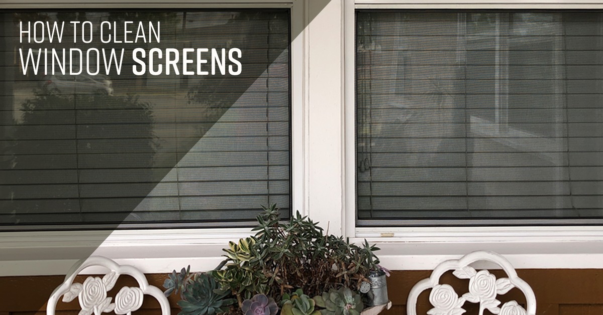 How to Clean Window Screens Simple Green