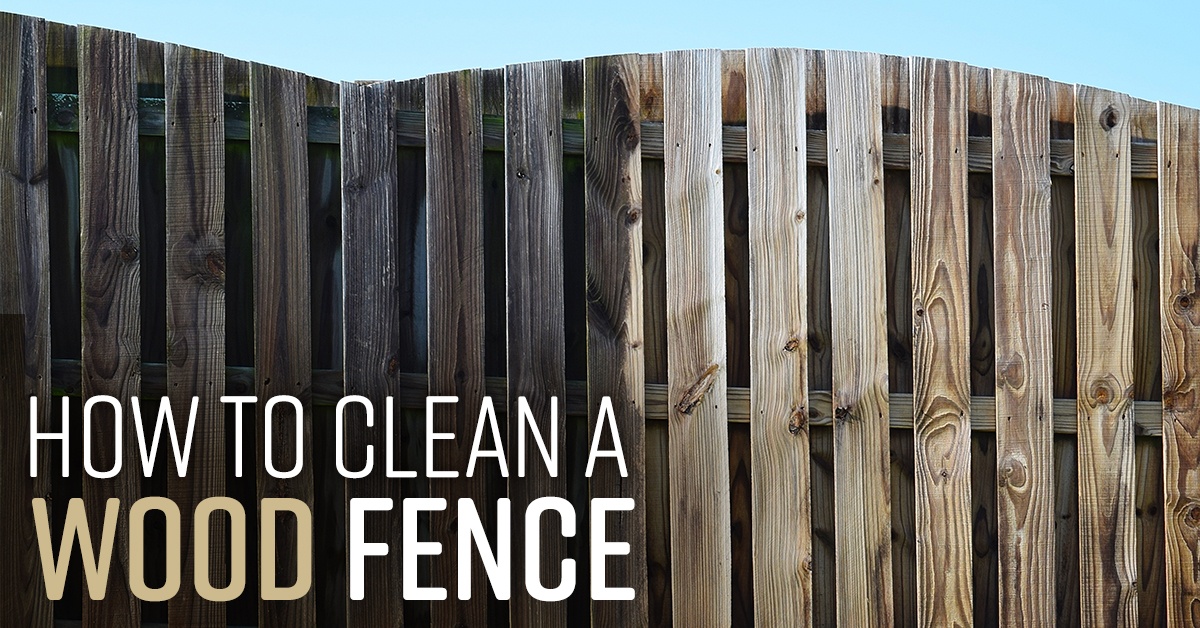 How to Clean a Wood Fence 