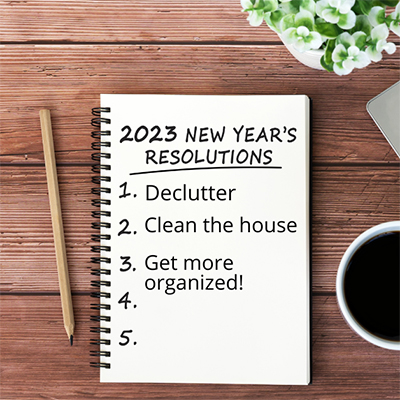 New Year Cleaning Resolutions and Checklists