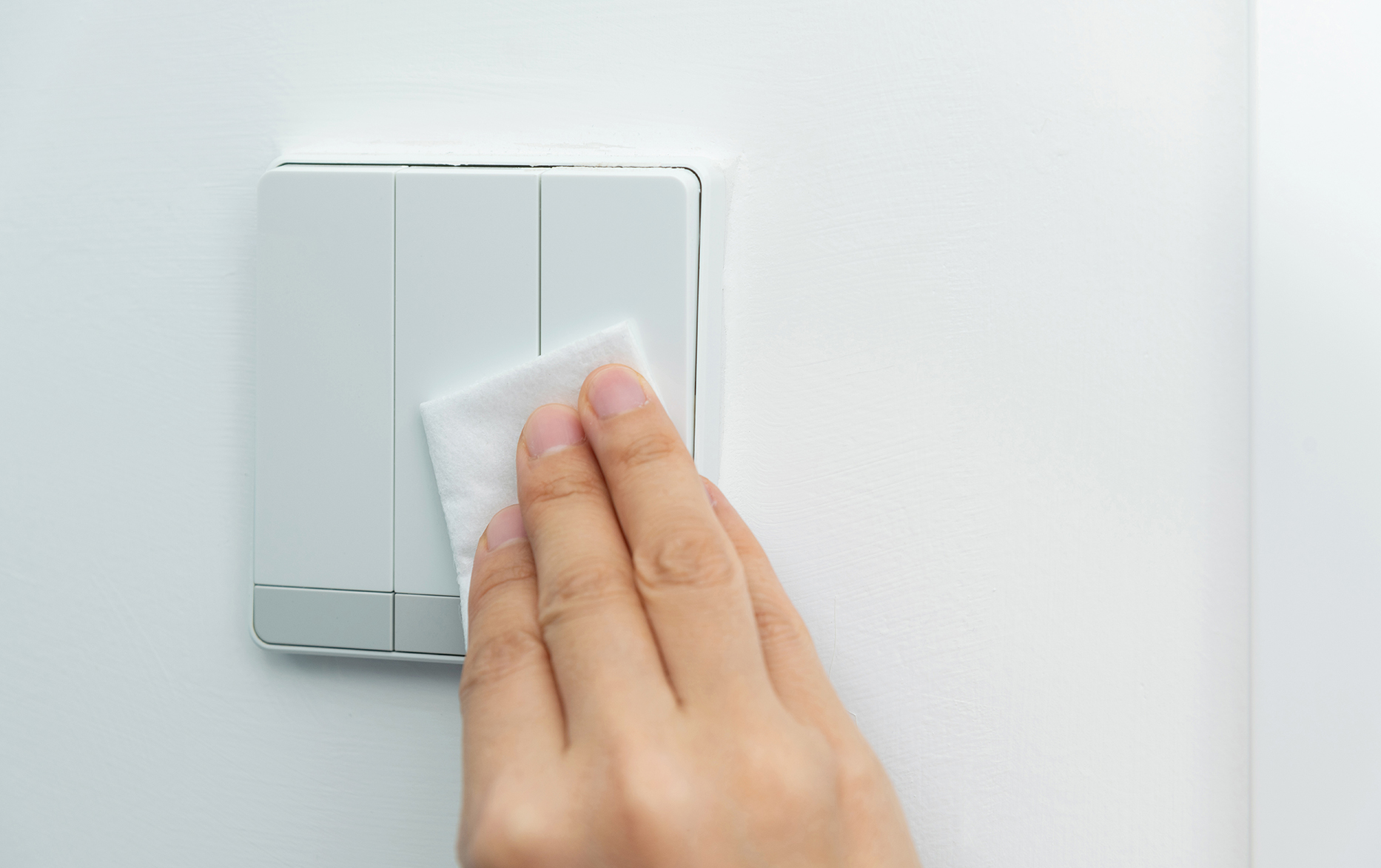 How to Disinfect Door Handles and Light Switches
