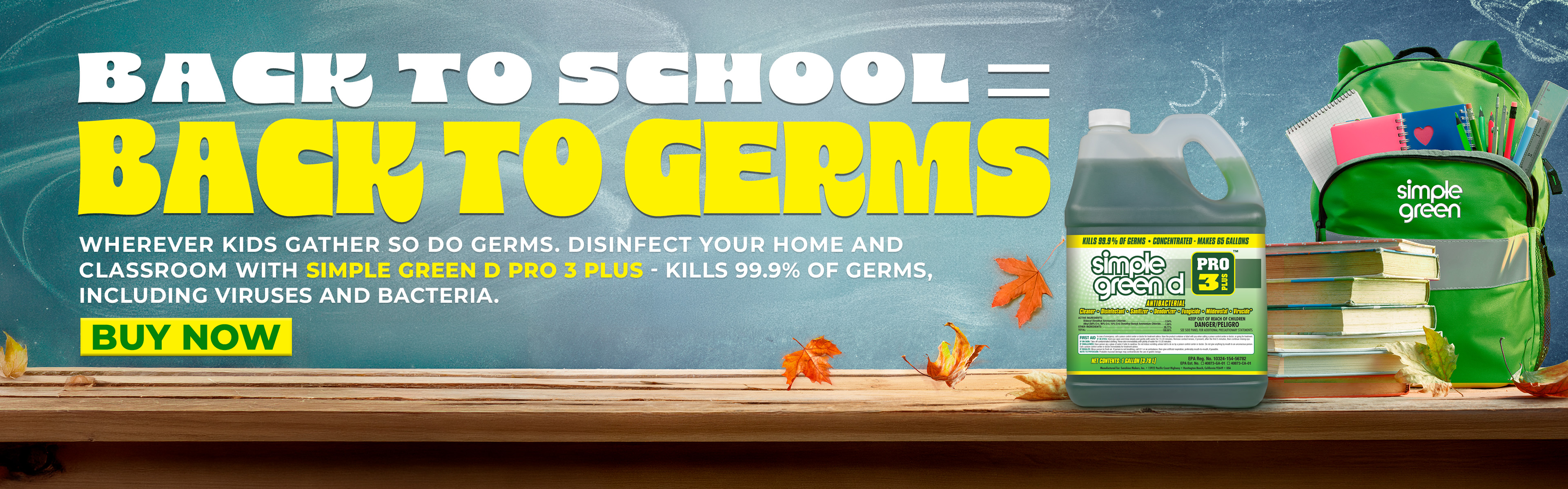 Back To School = Back To Germs