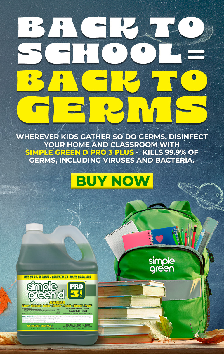 Back To School = Back To Germs