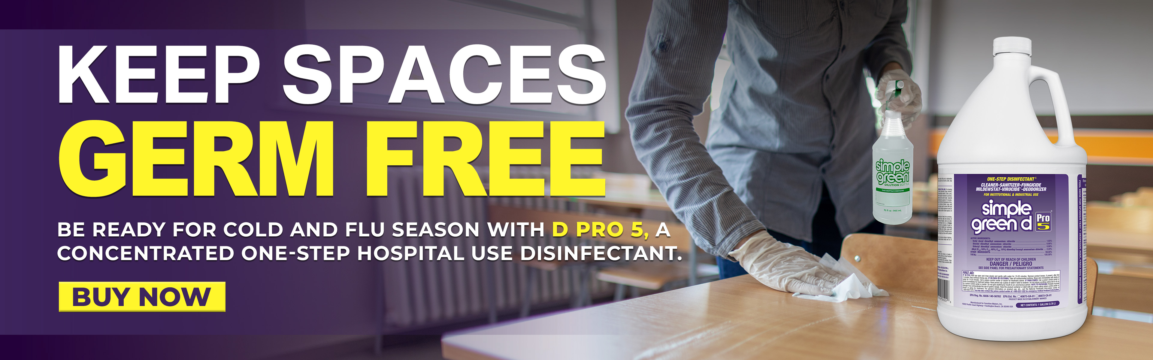 Keep Spaces Germ Free