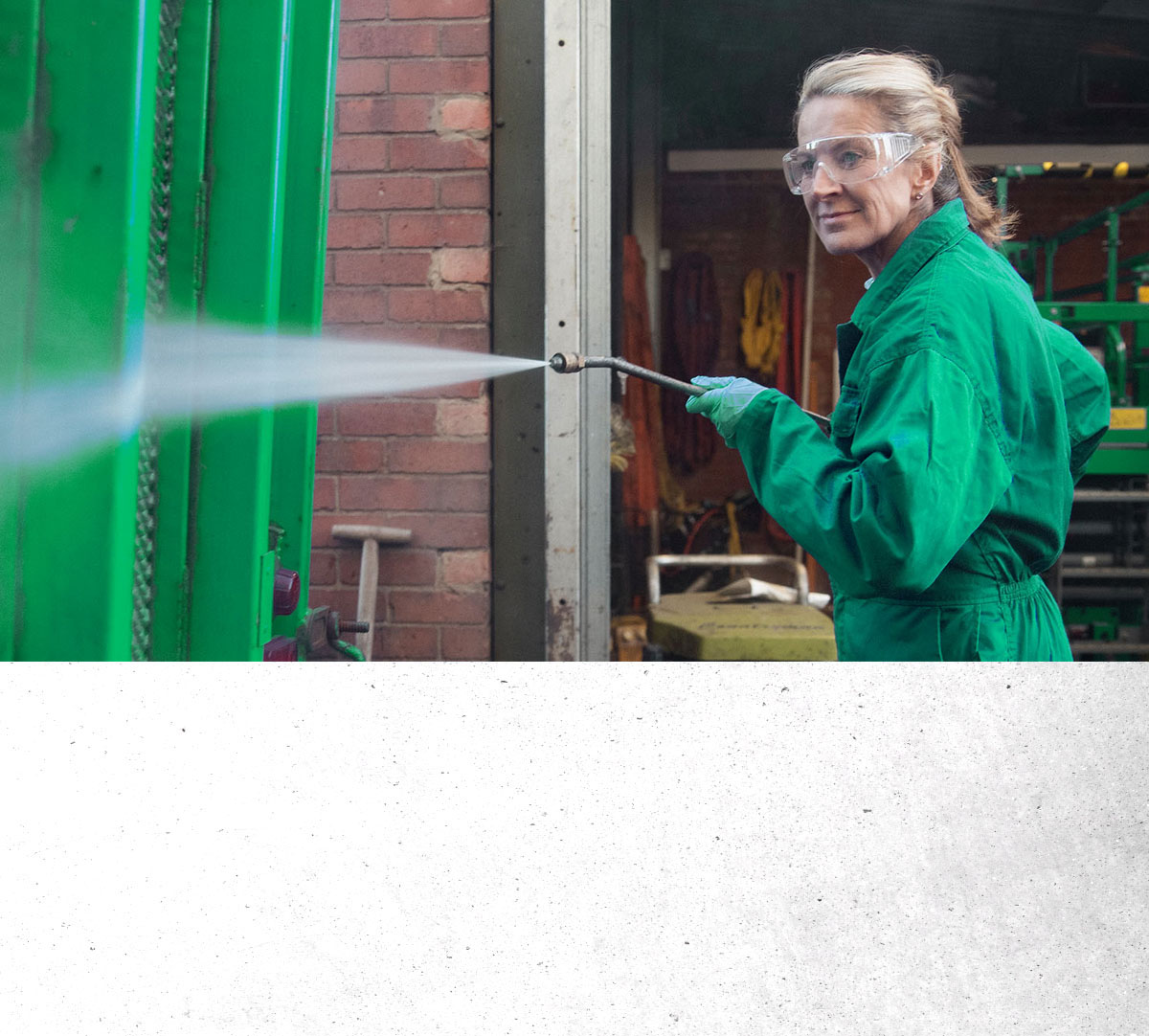 Woman Cleaning