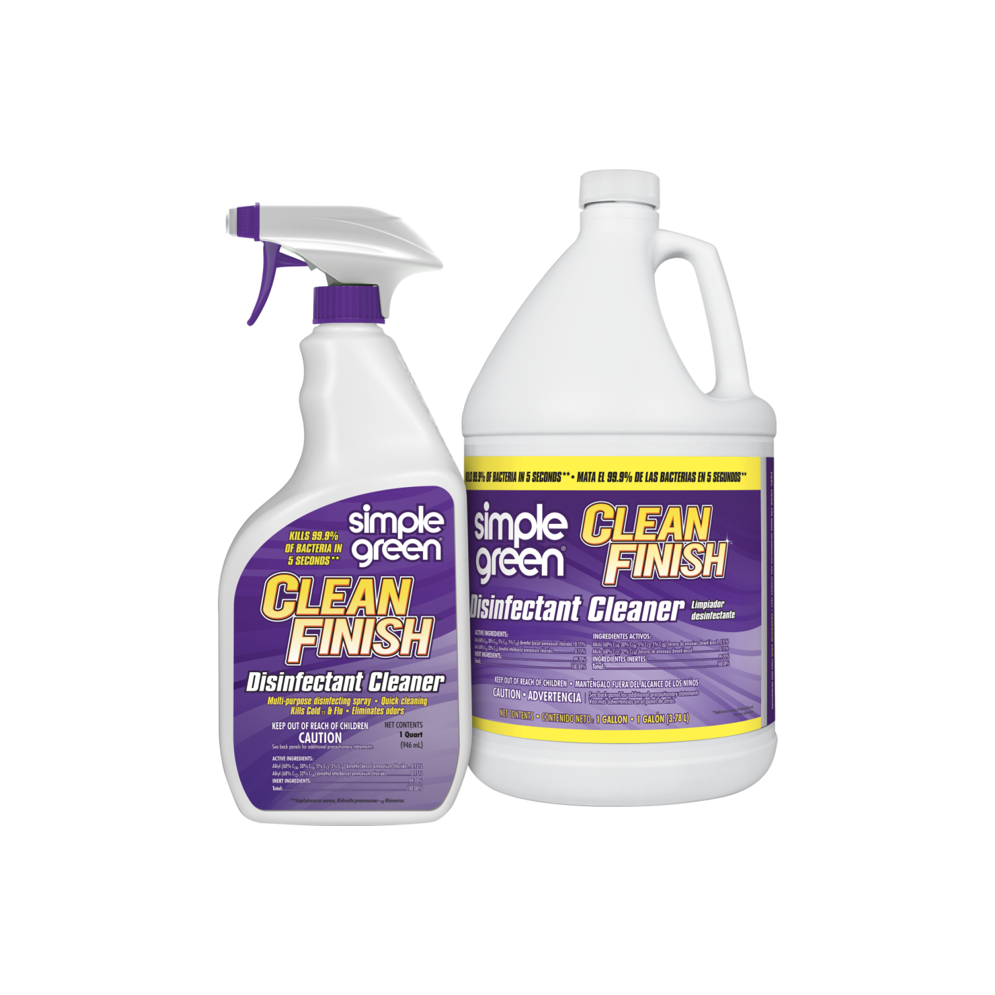 30 SECONDS Kitchen & Bathroom Bleach Cleaner Spray - Cleans Stains
