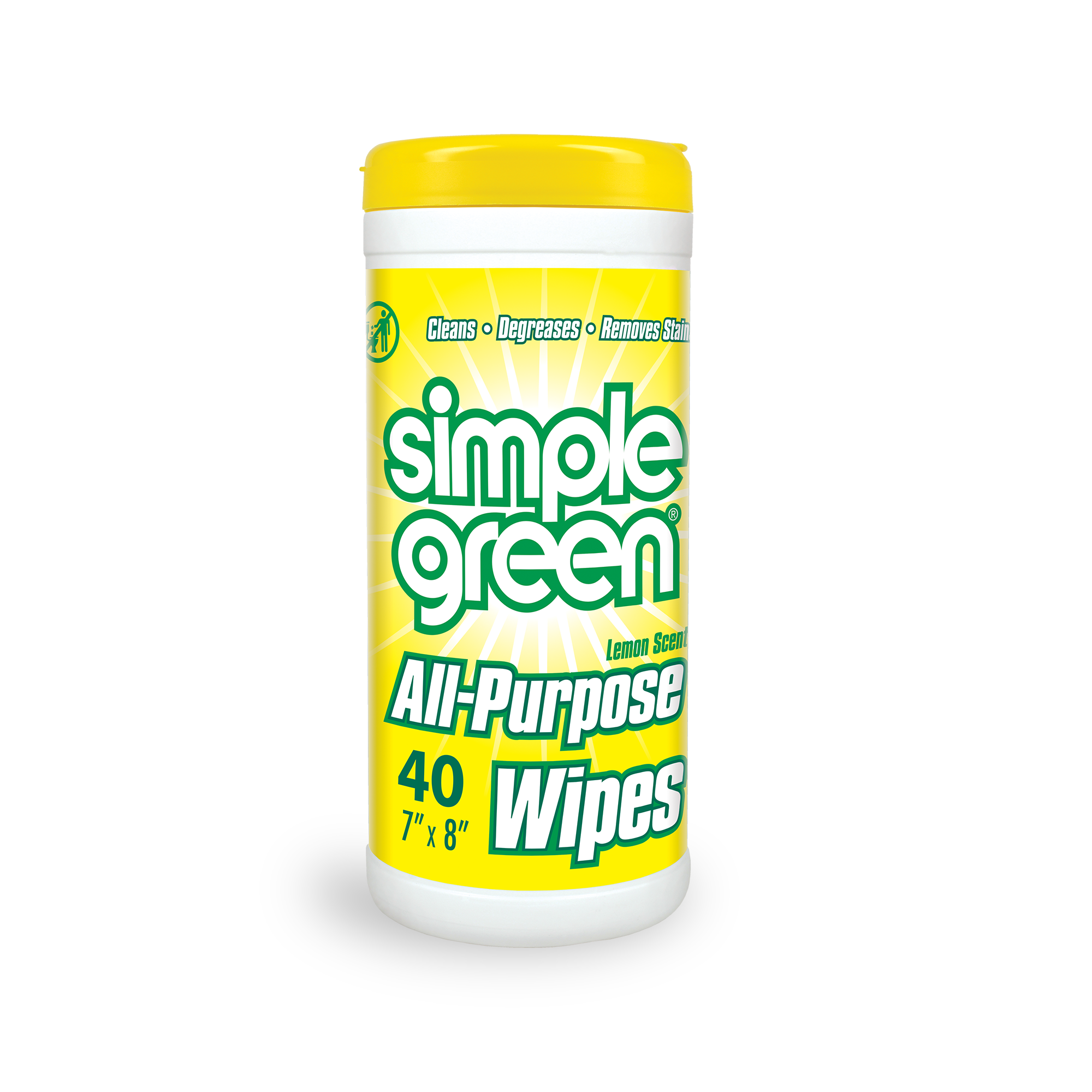 Simple Green® All-Purpose Wipes - Lemon Scent
