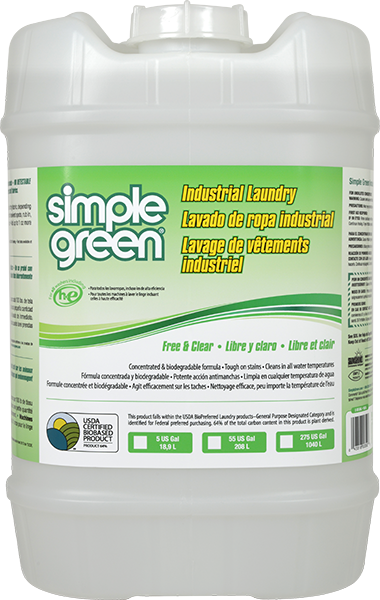 Simple Green® Industrial Laundry Free and Clear 18.9 Litre